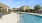 a swimming pool in a backyard