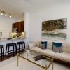 Open space living area with natural lighting